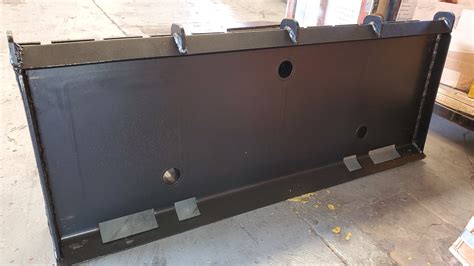 skid steer mount plate|skid steer quick release plate.